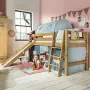 Mini lit surélevé Kiddy avec escalier, toboggan et accessoires