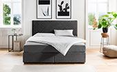 Lit boxspring Savalis-Comfort en anthracite