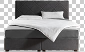 Lit boxspring Savalis-Comfort en anthracite
