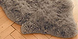 Peau de mouton à poils longs Morena en taupe - tannage sans chrome Processus de tannage des articles en peau d'animal