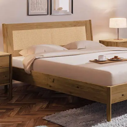 Massief houten bed Rota