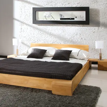 Massief houten bed Arrondo