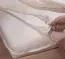 Pluizige, onderhoudsvriendelijke badstof stretch cover zonder quilten