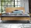 Svariata-Acero zwevend bed, wild eiken, vierkant frame, doorlopend hoofdbord