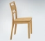 Chaise exclusive en bois massif au design naturel
