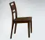 Exclusieve massief houten stoel in natuurlijk design