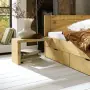 Nachtkastje voor bed met lade Mascella lawn/oiled zonder lade
