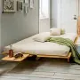 Matelas futon avec un confort de couchage ferme et une faible élasticité d'enfoncement