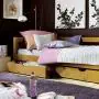 Le tiroir variante 01 pour le lit d'adolescent et le lit superposé Kiddy offre un espace de rangement précieux