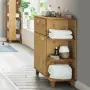Commode en pin lessivé/huilé avec d'autres meubles de salle de bains de la série moderne