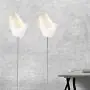 Lichte, zorgeloze vloerlamp gemaakt van gebogen Lunopal