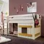 Habillage en bois assorti au mini lit superposé Kiddy en blanc/laqué