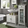 Armoire de salle de bain avec surface blanche