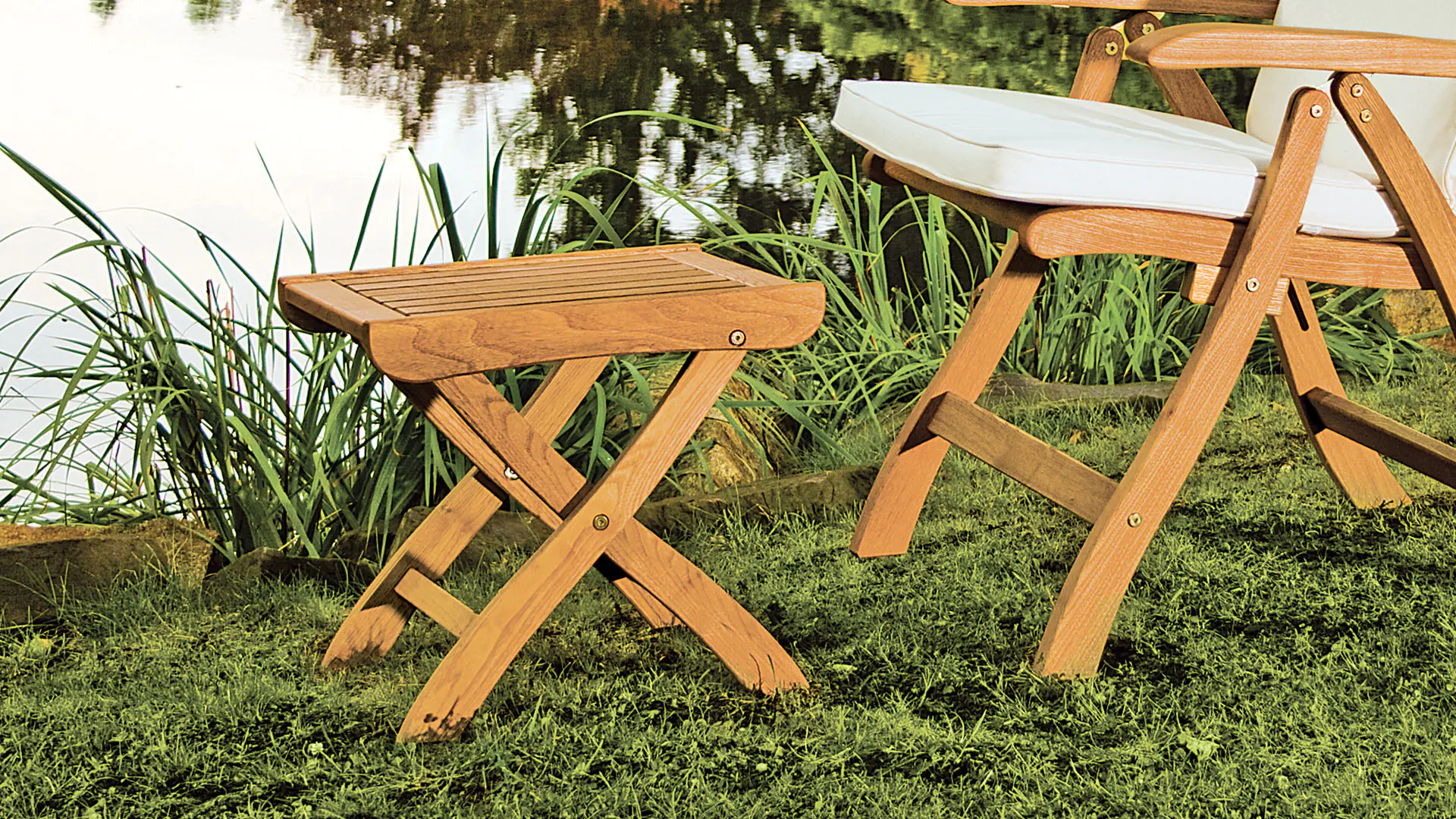 Gezellige, geslaagde combinatie met Celano garden folding chair