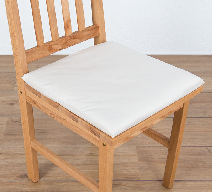 Coussin d'assise avec âme en noix de coco et rembourrage confortable en laine vierge Coussin d'assise avec âme en noix de coco et rembourrage confortable en laine vierge