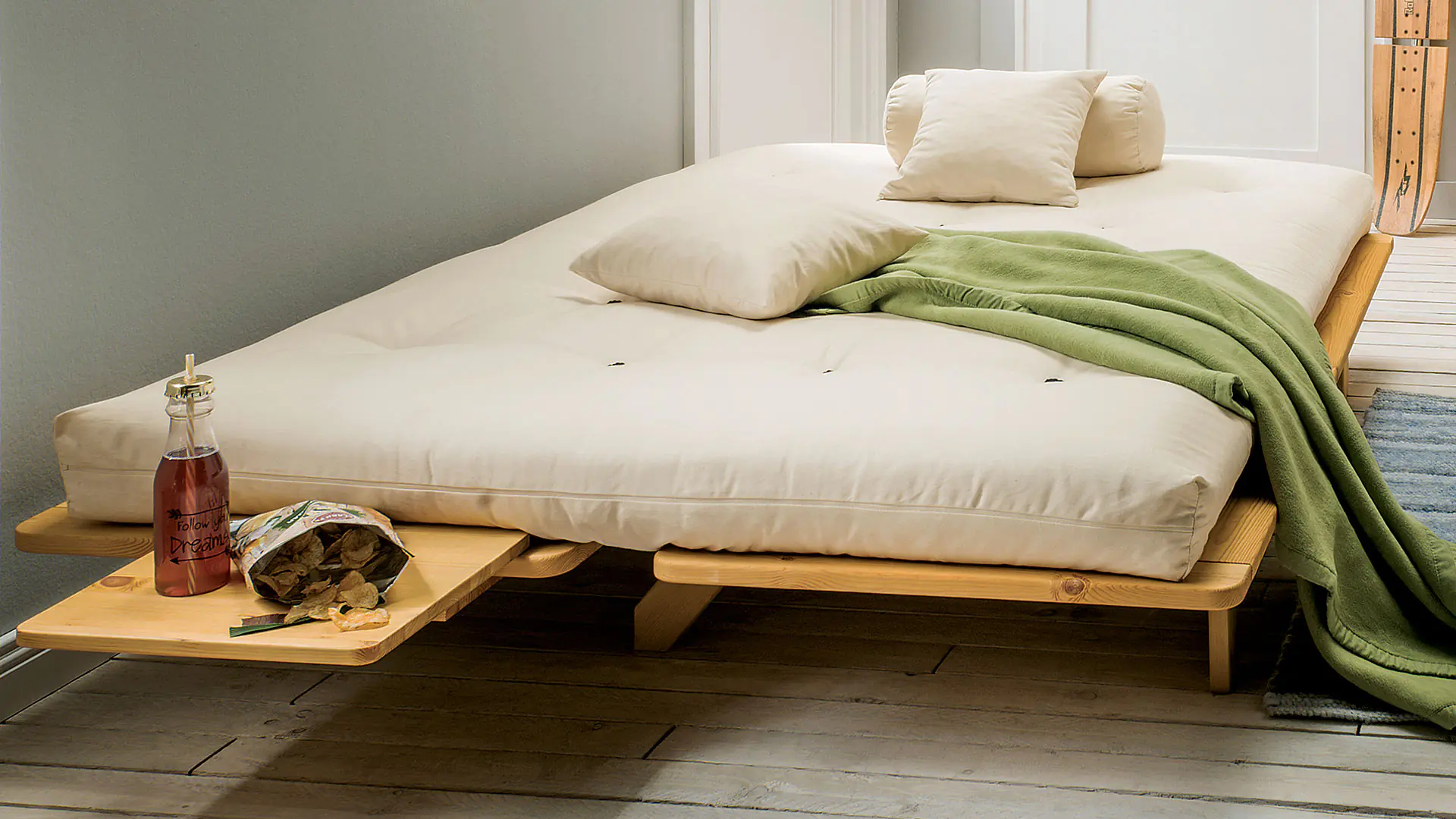 Futon matras met stevig ligcomfort en lage inklink elasticiteit