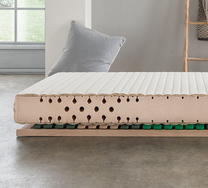 Biologische koudschuim matras "Dormivera" Biologische koudschuim matras "Dormivera"