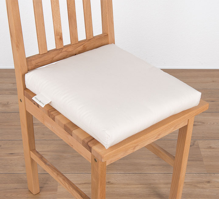 Coussin d'assise confortable avec garnissage en crin de cheval Coussin d'assise confortable avec garnissage en crin de cheval