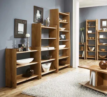 Twisted marmeren kleding ▻ Boekenkasten van massief hout | allnatura België