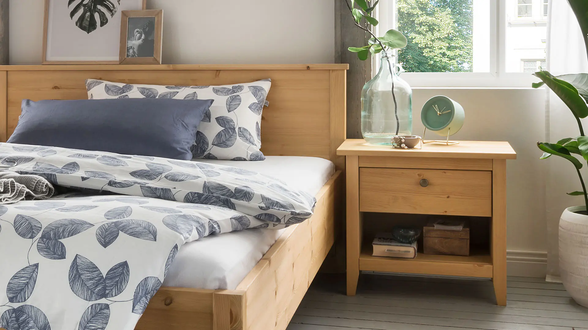 Modern nachtkastje in Scandinavisch design