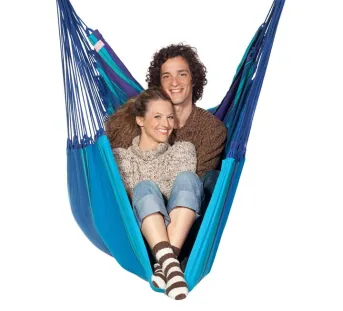 Swinging happiness for two - spacieuse chaise suspendue en azur